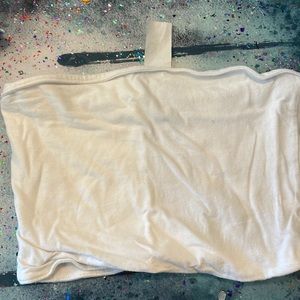 Hollister, white crop top